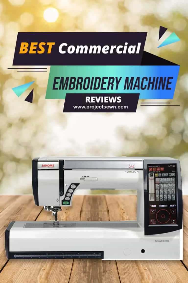 10 Best Commercial Embroidery Machine Reviews 2023