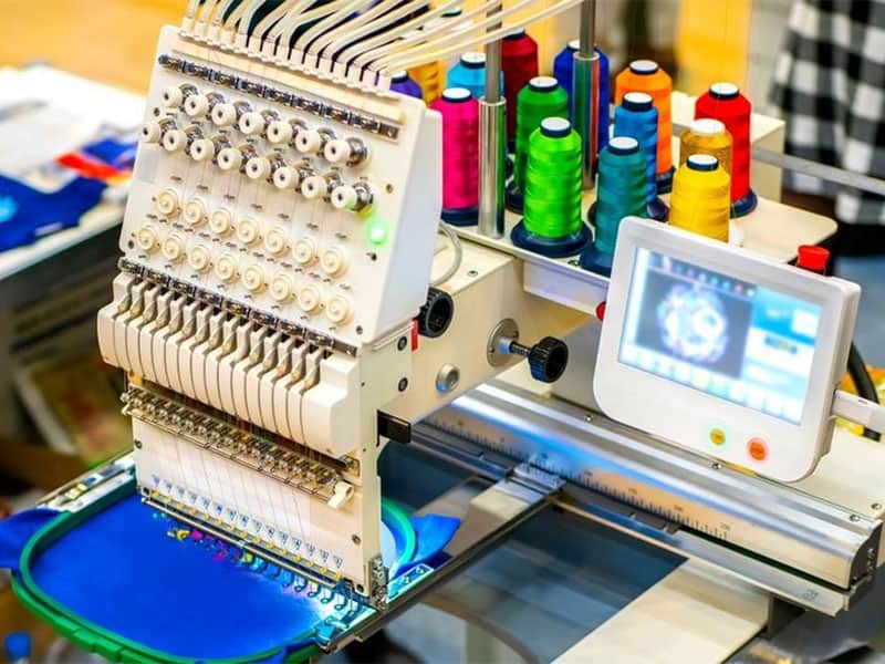 commercial embroidery machine