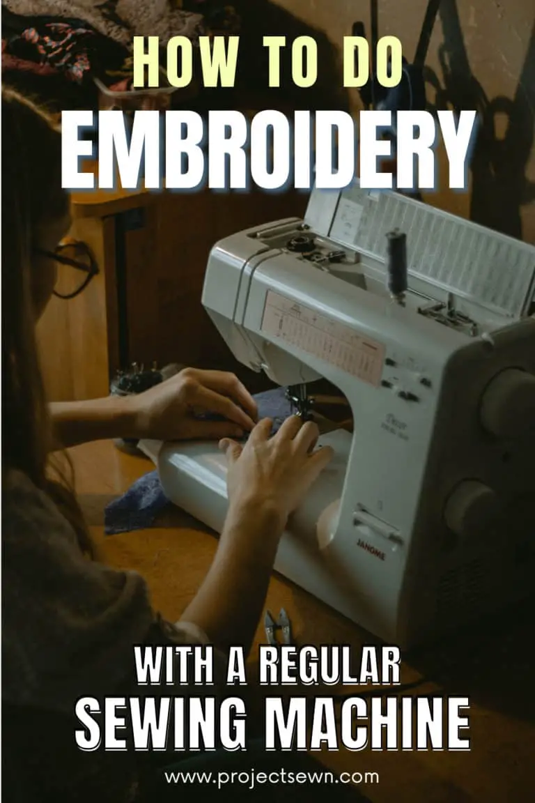 How to do Embroidery with a Regular Sewing Machine 2023